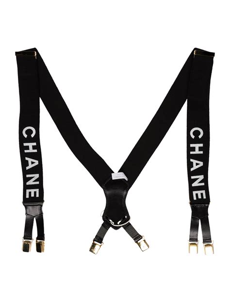 chanel suspenders price|halsey Chanel suspenders.